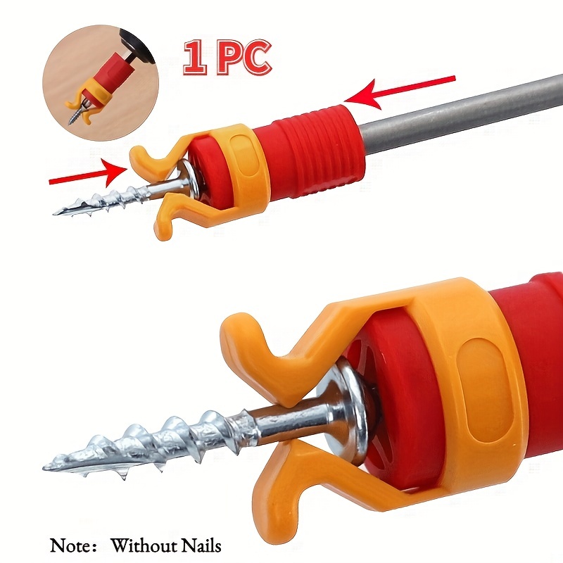 1pc Screw Fixer Holder - Universal Fixing Fixture Set For Woodworking, Carpentry And Drill Screws - Plastic Screw Fixer Fixture - Essential Tool
