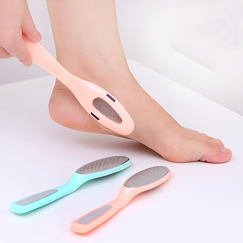 Achieve Silky-Soft Feet: Alcohol-Free Double-Sided Foot File - Easy Dead Skin Removal, Perfect for Home Pedicure