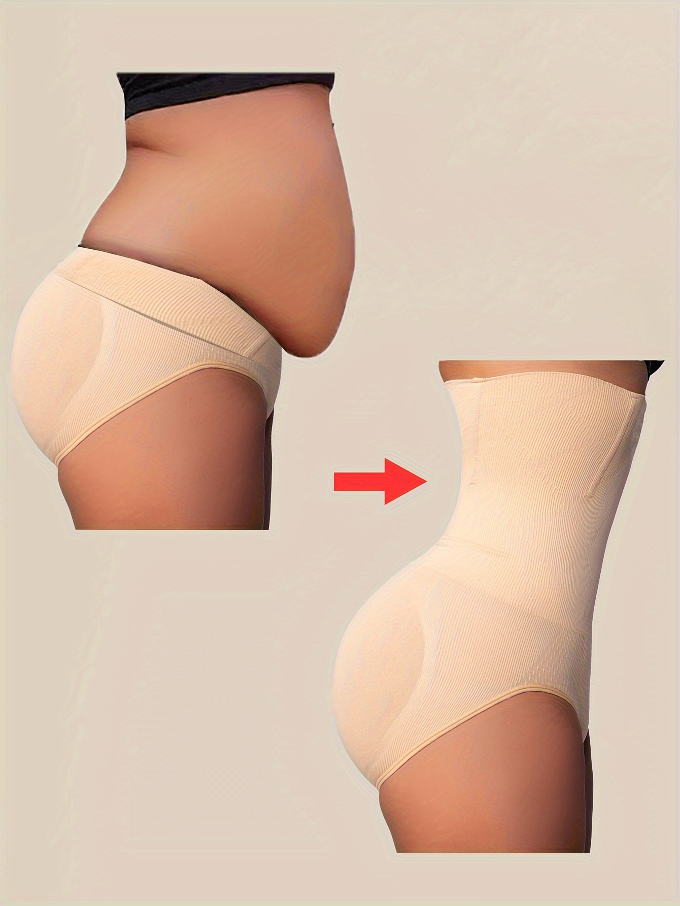 High-Waist Tummy Control Shapewear Panties for Women - Slimming Waist Trainer, Butt Lifter & Body Shaper Underwear